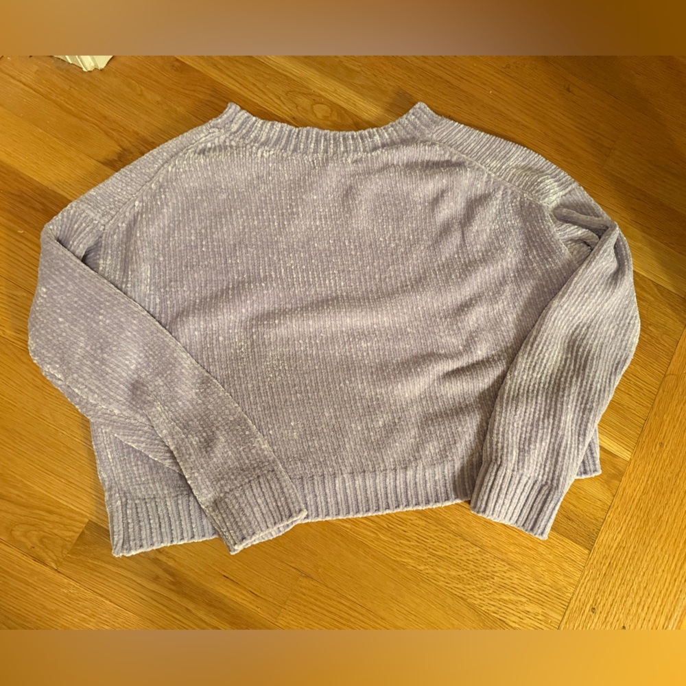 Silence + Noise Light Purple Crew Neck Sweater